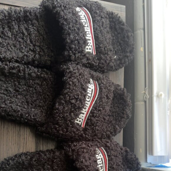 2 pairs of Balenciaga fuzzys main image 3